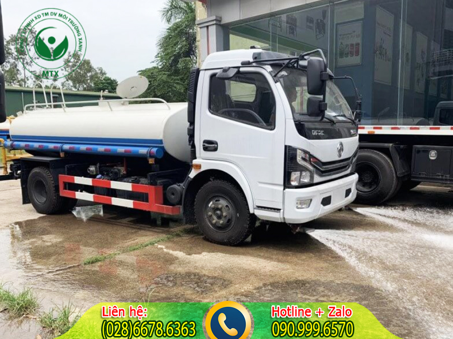 Cho thu&ecirc; xe bồn chở nước sạch