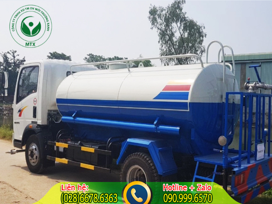 Cho thu&ecirc; xe bồn chở nước sạch