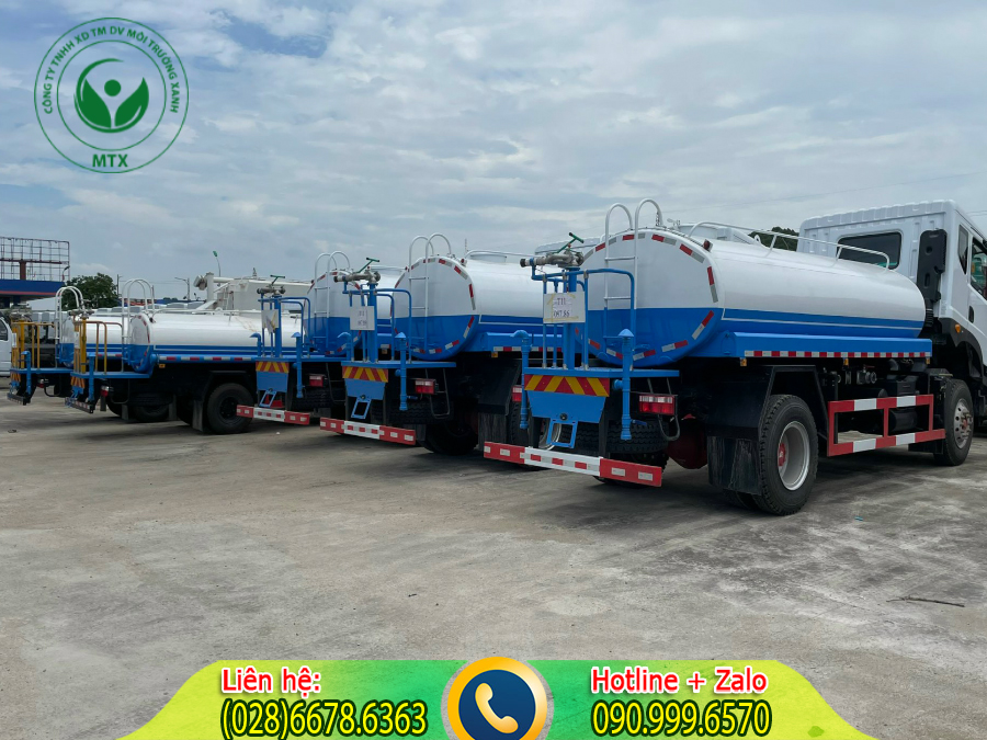 Cho thu&ecirc; xe bồn chở nước sạch chất lượng cao