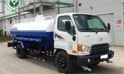 Cho thuê xe bồn chở nước tại công trình Môi Trường Xanh - 090.999.6570
