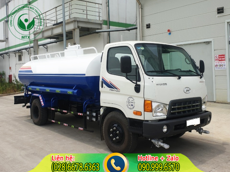 Cho thu&ecirc; xe bồn chở nước bể bơi