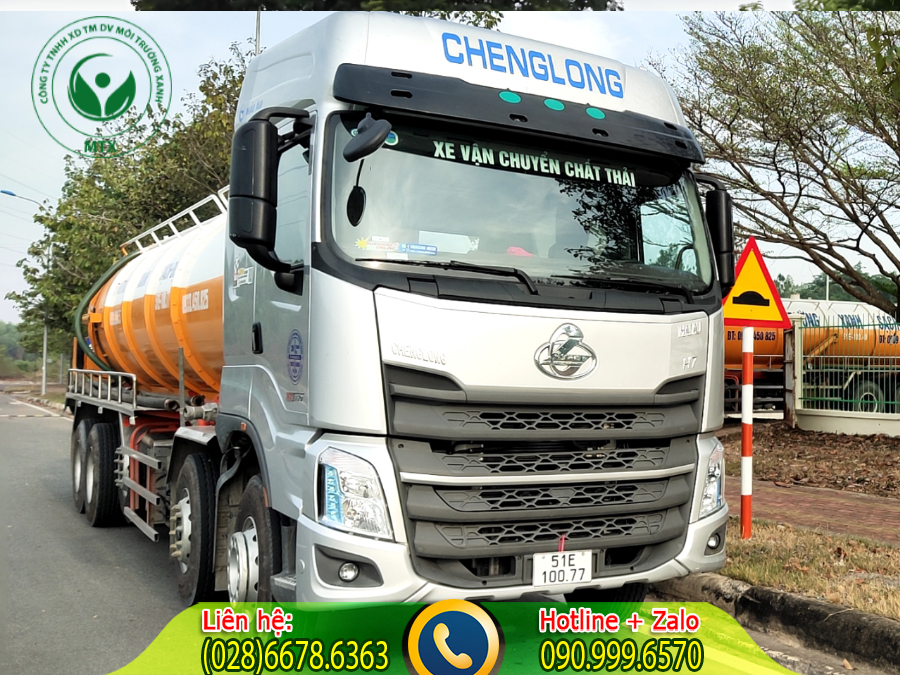 Cho thu&ecirc; xe bồn h&uacute;t chất thải