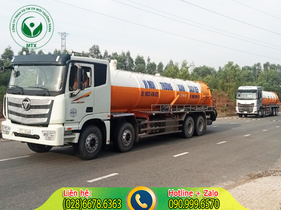 Dịch vụ cho thu&ecirc; xe bồn h&uacute;t chất thải mang đến nhiều lợi &iacute;ch