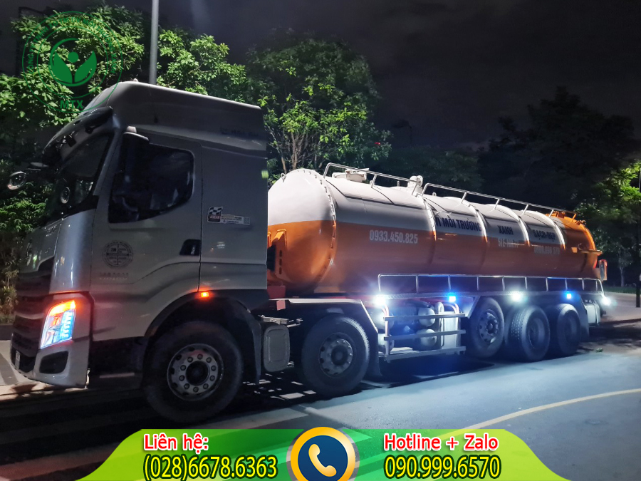 Cho thu&ecirc; xe bồn h&uacute;t chất thải với mức gi&aacute; hợp l&yacute;