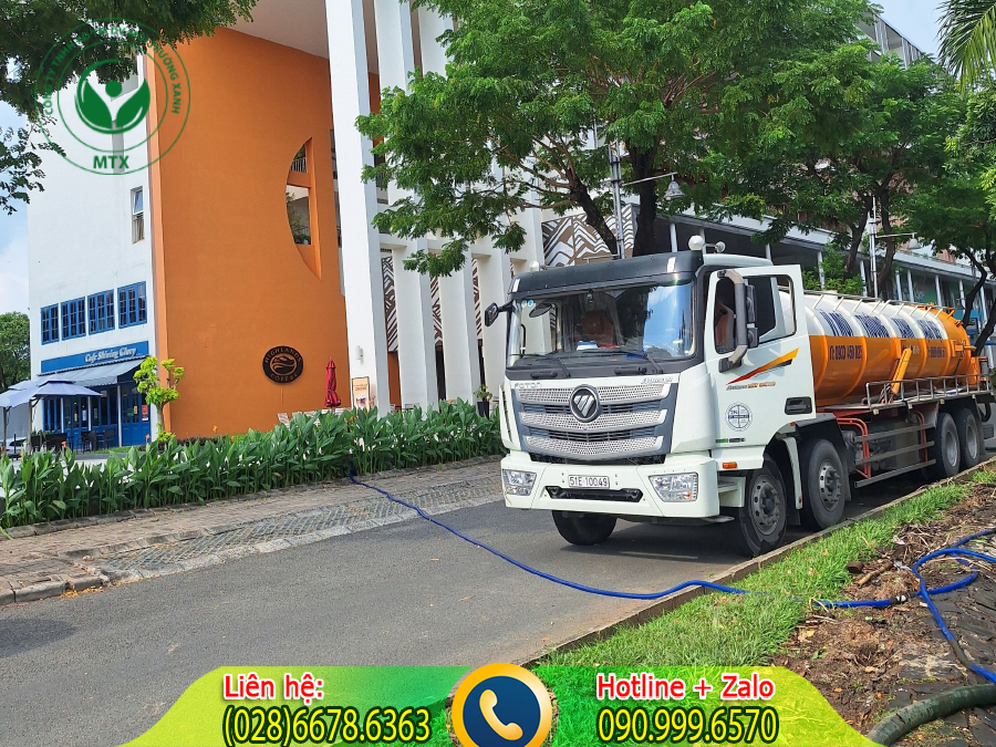 Cho thu&ecirc; xe bồn h&uacute;t chất thải M&ocirc;i Trường Xanh uy t&iacute;n h&agrave;ng đầu