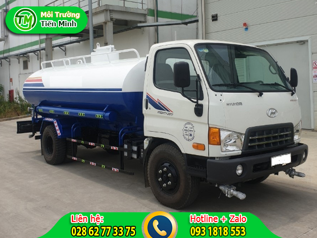 Cho thu&ecirc; xe bồn chở nước tưới c&acirc;y xanh nhiều mẫu m&atilde;