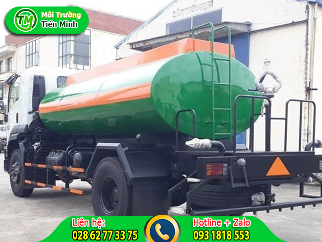 Cho thu&ecirc; xe bồn chở nước tại c&ocirc;ng tr&igrave;nh chất lượng cao