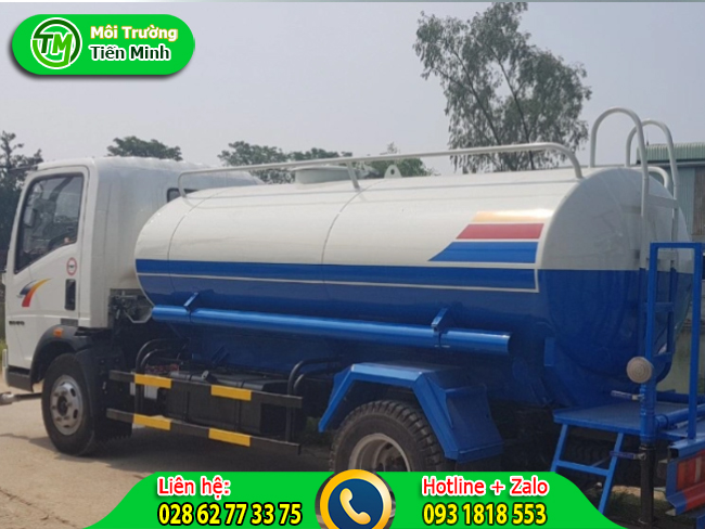 Cho thu&ecirc; xe bồn chở nước sạch gi&aacute; rẻ