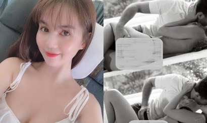 Clip Ngọc Trinh làm chuyện ấy cực sung trước ống kính