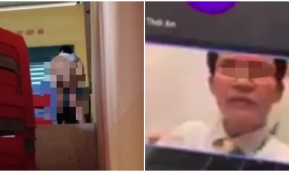 Clip nghi thầy giáo mây mưa với nam sinh nam tại bục giảng