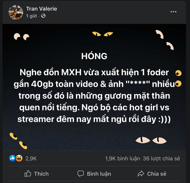 Phẫn nộ chiêu trò share link 40GB hình ảnh nhạy cảm của các hot girl hot  streamer cảnh báo nhiều hành vi phạm pháp  Netizen  Việt Giải Trí