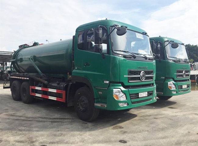 Thu&ecirc; xe bồn vận chuyển b&ugrave;n vi sinh