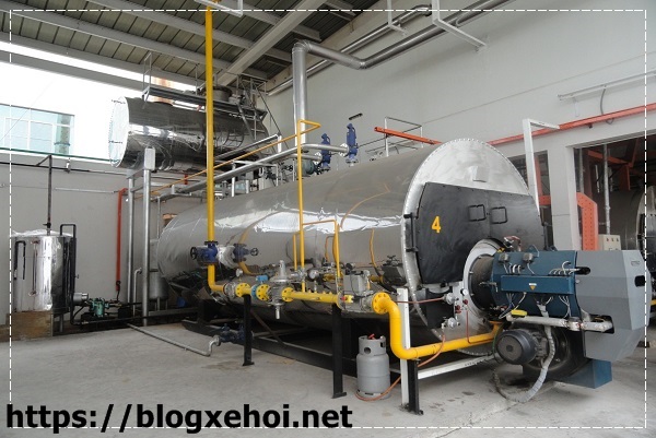 Nồi hơi c&ocirc;ng nghiệp d&ugrave;ng gas