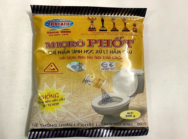 Men ph&acirc;n hủy bồn cầu