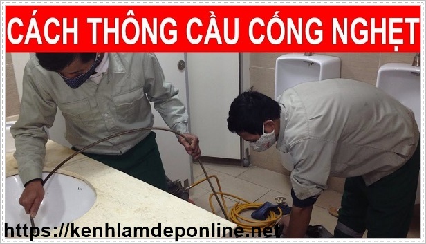 Th&ocirc;ng tắc cống bằng m&aacute;y l&ograve; xo